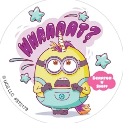 Fluffy Minions Scented Stickers