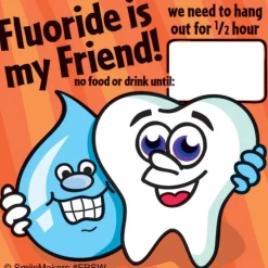 Fluoride Shower Stickers