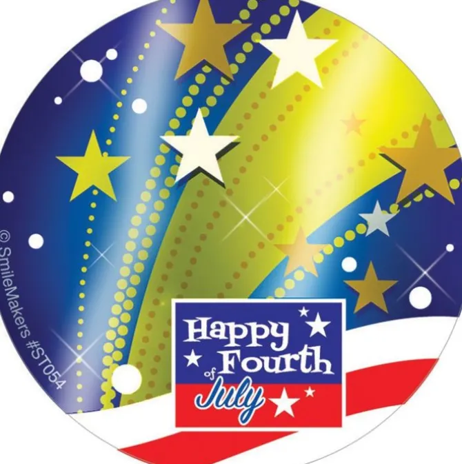Foil Fireworks Stickers