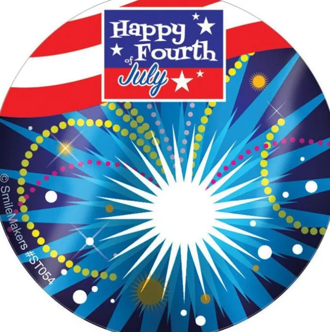 Foil Fireworks Stickers