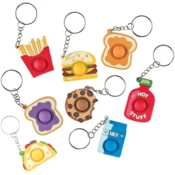 Food Fidget Popper Backpack Pull in 2" Capsules