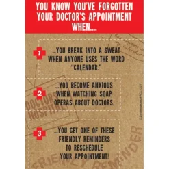 Forgotten Dr. Appointment Recall Cards