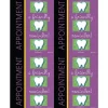 Friendly Appointment Reminder Laser Cards