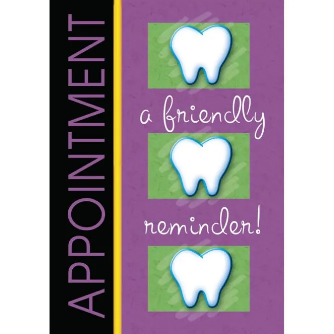 Friendly Appt Reminder Recall Cards