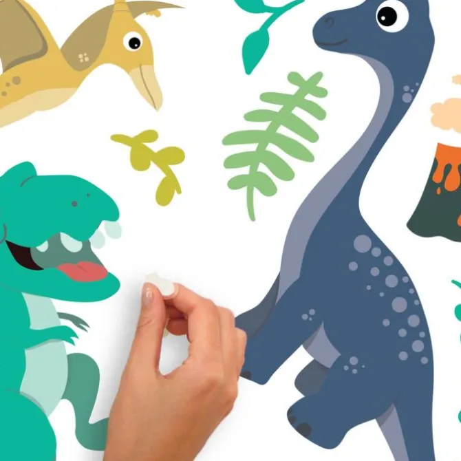 Friendly Dinosaur Wall Decals