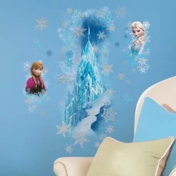 Frozen Ice Palace With Elsa & Anna Giant Wall Decals