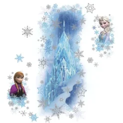Frozen Ice Palace With Elsa & Anna Giant Wall Decals