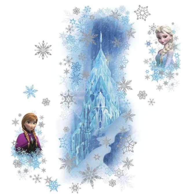 Frozen Ice Palace With Elsa & Anna Giant Wall Decals