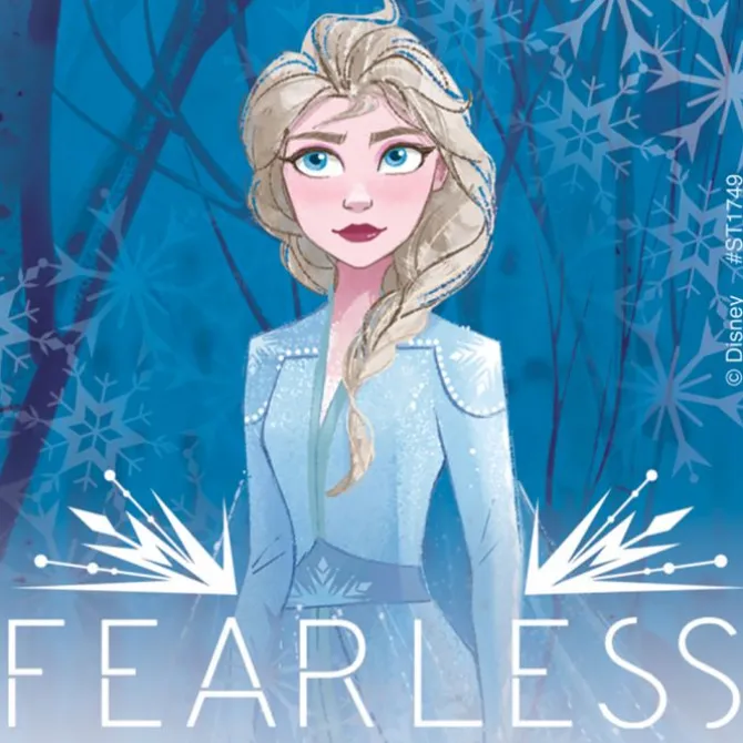 Frozen II Fearless Stickers