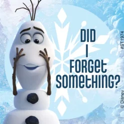 Frozen II: Olaf Pick Your Nose Stickers