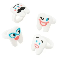 Funny Face Tooth Rings