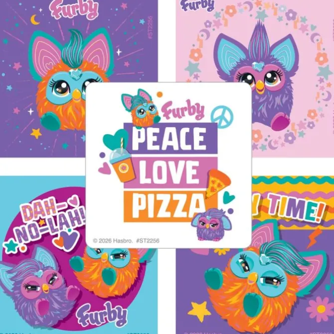 Furby Party Time Stickers
