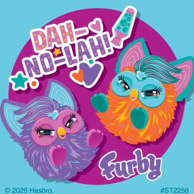 Furby Party Time Stickers