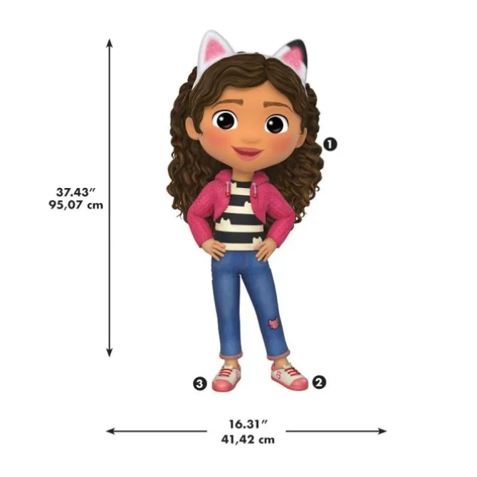 Gabby's Dollhouse Giant Peel & Stick Wall Decals