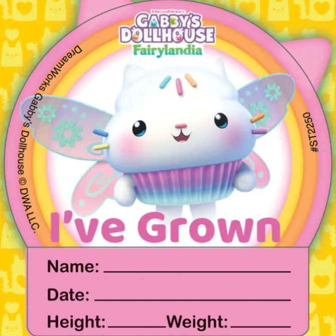 Gabby's Dollhouse I've Grown™ Stickers