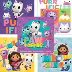 Gabby's Dollhouse Purrific Stickers