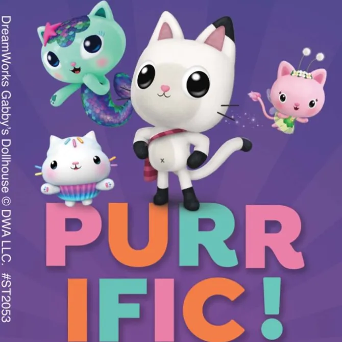 Gabby's Dollhouse Purrific Stickers