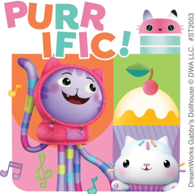 Gabby's Dollhouse Purrific Stickers