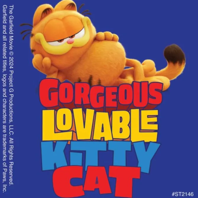 Garfield Movie Stickers