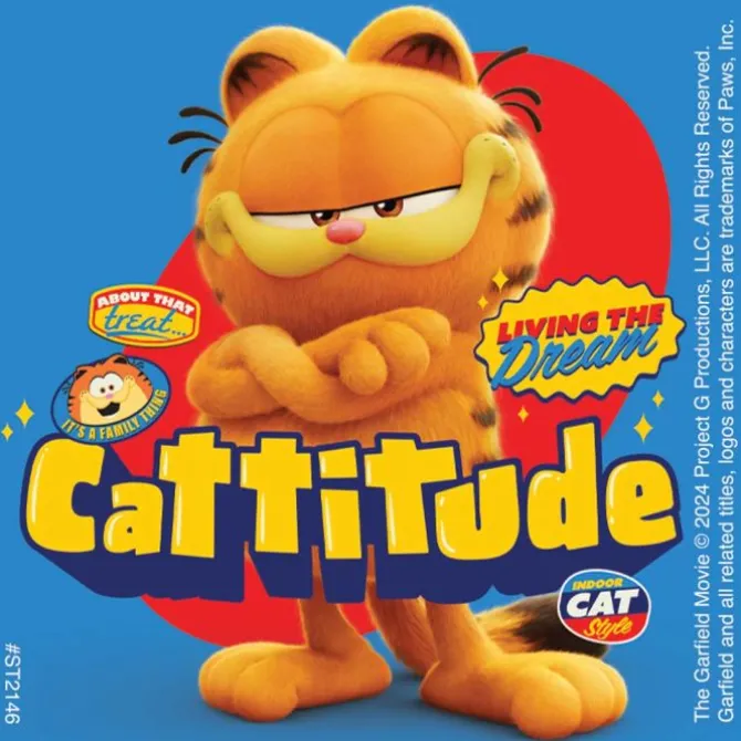 Garfield Movie Stickers