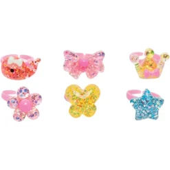 Glitter Icon Rings