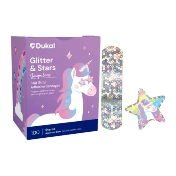 Glitter Stars and Strips Bandages