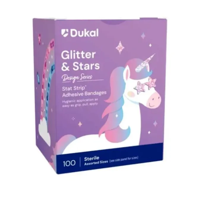 Glitter Stars and Strips Bandages
