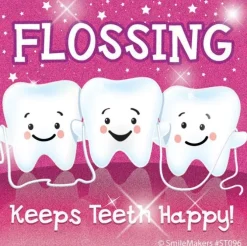 Glitter Teeth Stickers