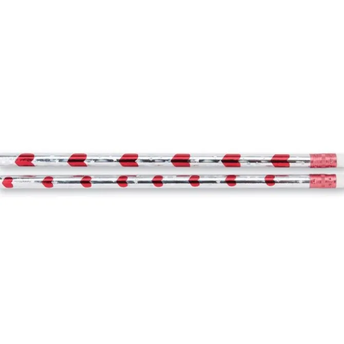 Glitz Hearts Pencils