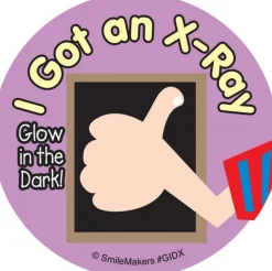 Glow in the Dark Cute X-Ray Stickers