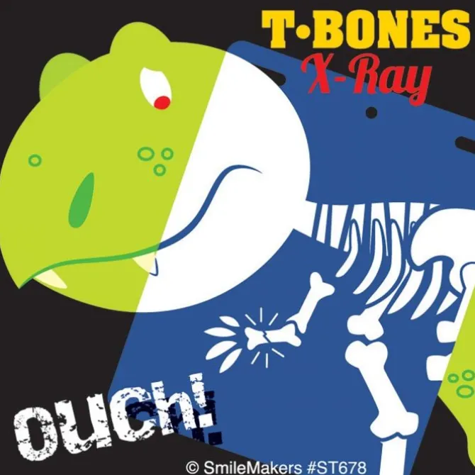Glow In The Dark Dino X-Ray Stickers