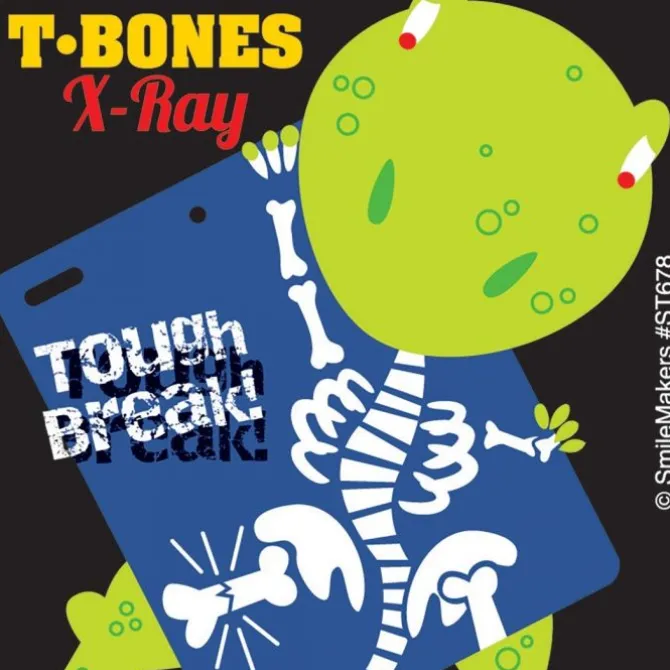 Glow In The Dark Dino X-Ray Stickers