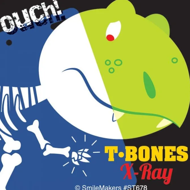 Glow In The Dark Dino X-Ray Stickers