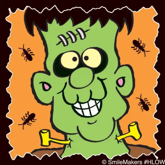 Glow in the Dark Funny Monster Stickers
