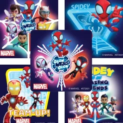 Glow in the Dark Spidey & His Amazing Friends Stickers