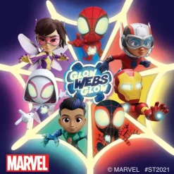 Glow in the Dark Spidey & His Amazing Friends Stickers