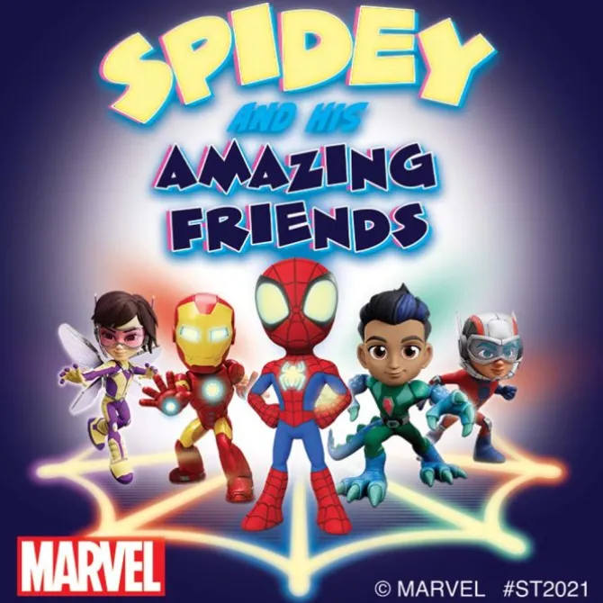 Glow in the Dark Spidey & His Amazing Friends Stickers