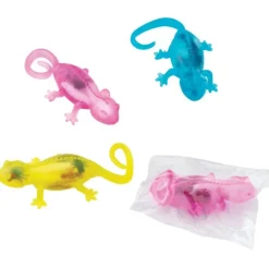 Goo-Filled Lizard Squeeze Toys