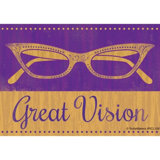 Great Vision Cat Eye Glasses Recall Cards
