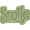 Green Smile Wall Decal