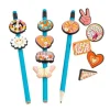 Groovy Pencil Clips