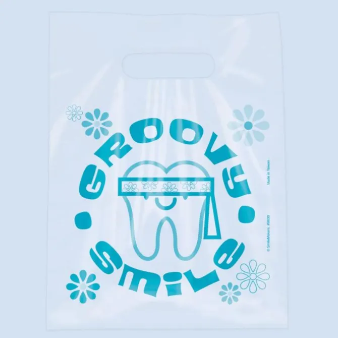 Groovy Smile Clear Bags