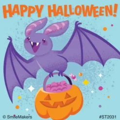 Halloween Cats & Bats Stickers