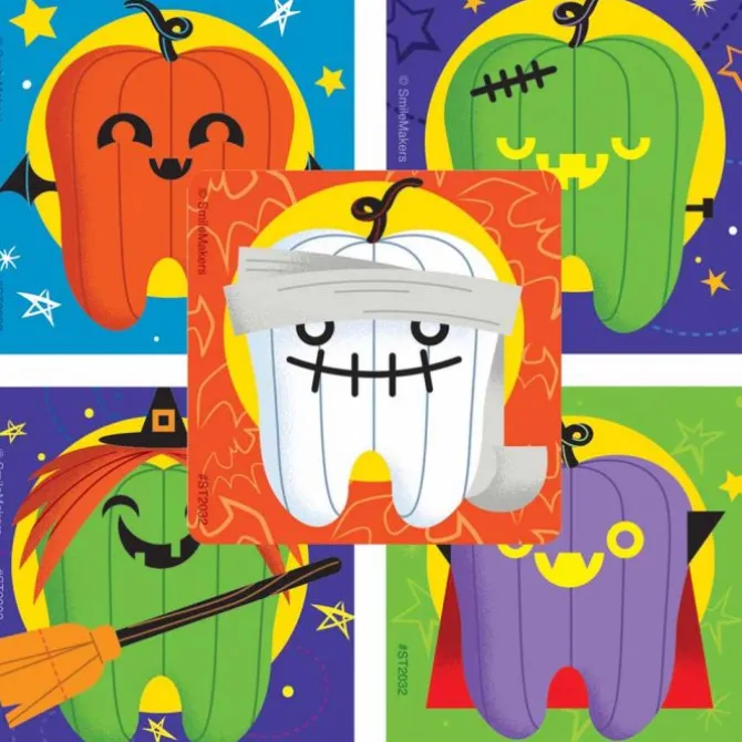 Halloween Tooth Stickers