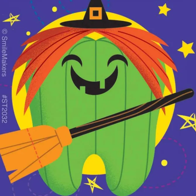 Halloween Tooth Stickers