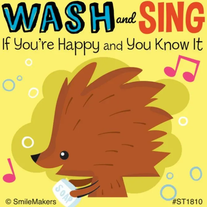 Hand Wash and Sing Stickers
