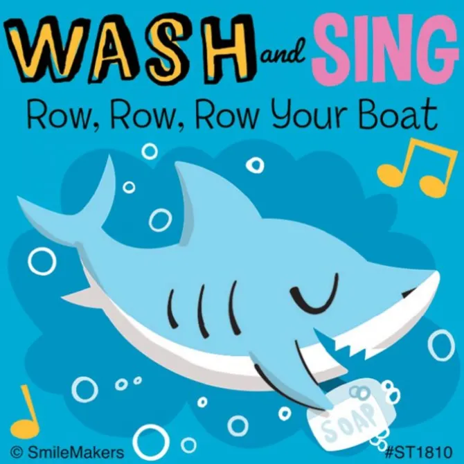 Hand Wash and Sing Stickers
