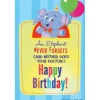 Happy Birthday Elephant Recall Cards