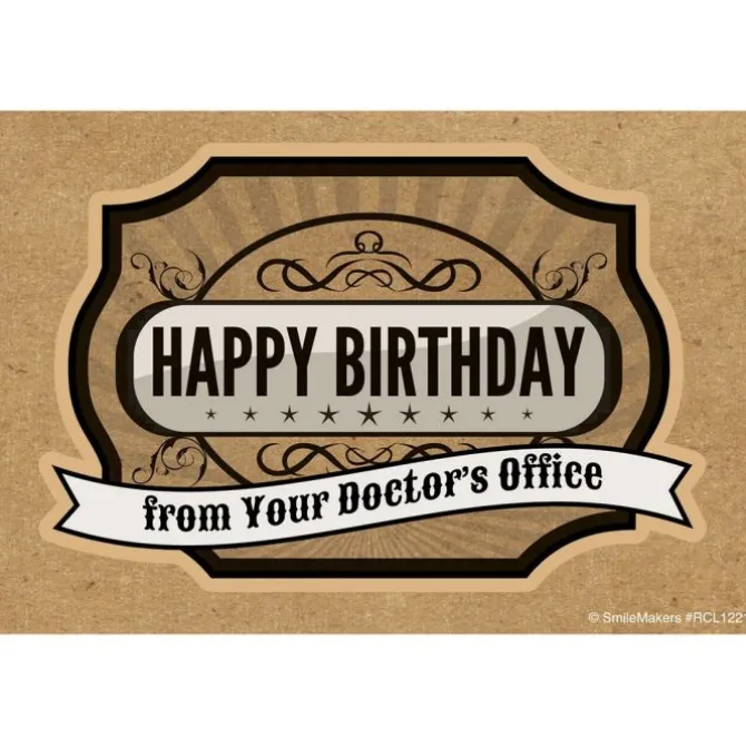 Happy Birthday from Dr. Office Recall Cards