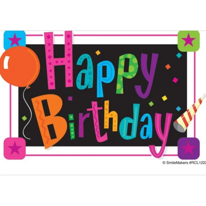 Happy Birthday Party Recall Cards